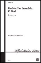 Go Not Far from Me O God SATB choral sheet music cover